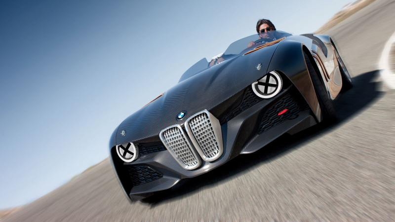 Illustration for article titled BMW 328 Hommage Concept: Retro, Sexy, Cool